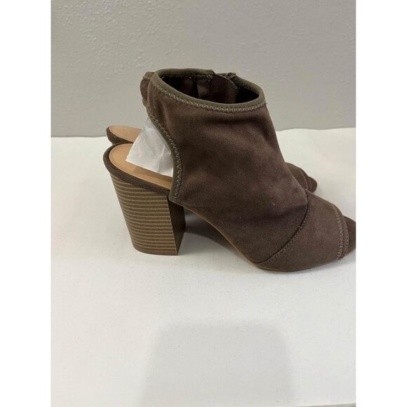Apt9 open toe booties soft stretchy size 8 - Picture 4 of 5